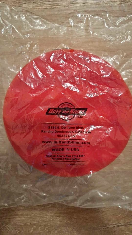 Buffing and Shine 8" Polish Pad, 5" Backing