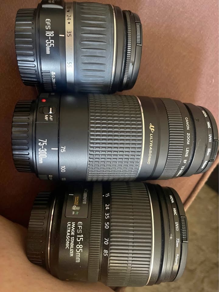 Canon EF/EF-S Lens Trio - Excellent Condition