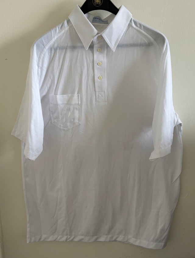 NEW Slazenger White Vintage Golf Shirt, Men's L - photo 2