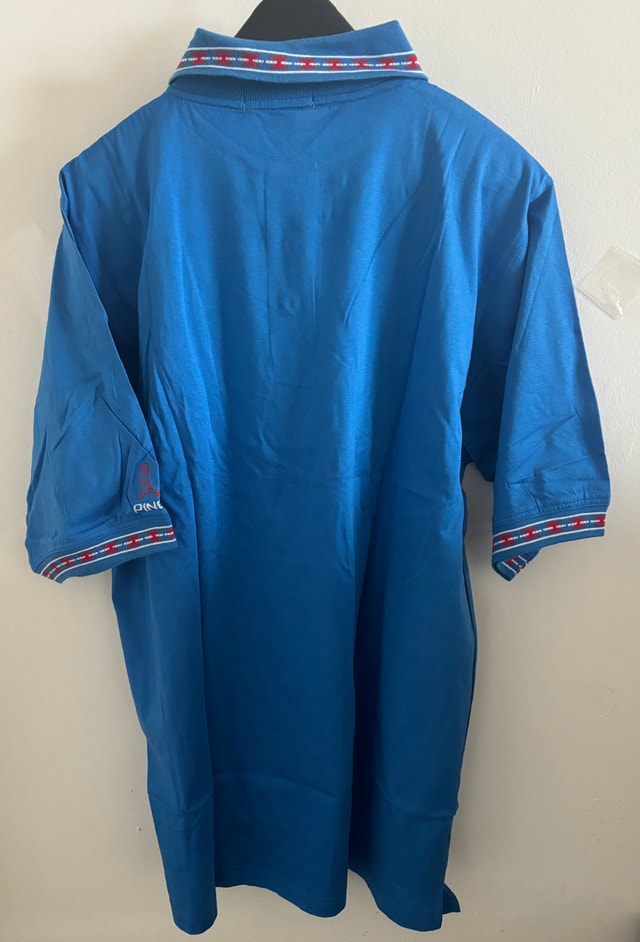 NEW Ping Blue and Red Vintage Golf Shirt, Men's L - photo 3