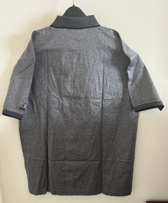 NEW Brooks ProShop Grey Vintage Golf Shirt, Men’s L - photo 3