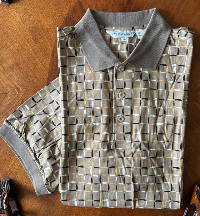 NEW Lyle & Scott Vintage Golf Shirt, Men’s L