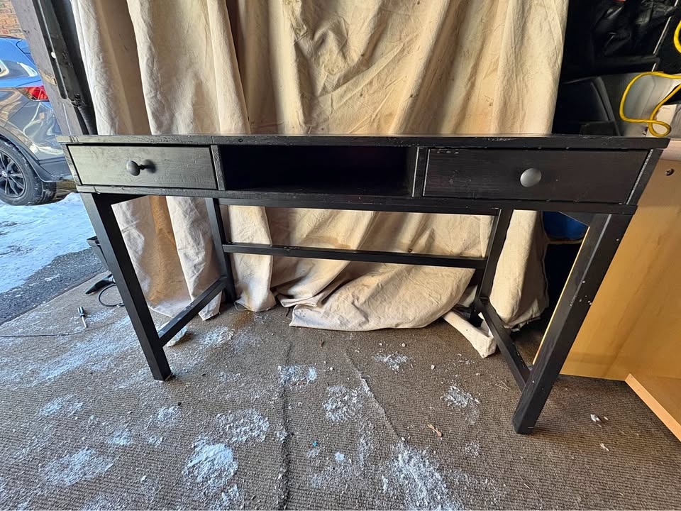 Ikea HEMNES desk black - 2 drawers 🏆