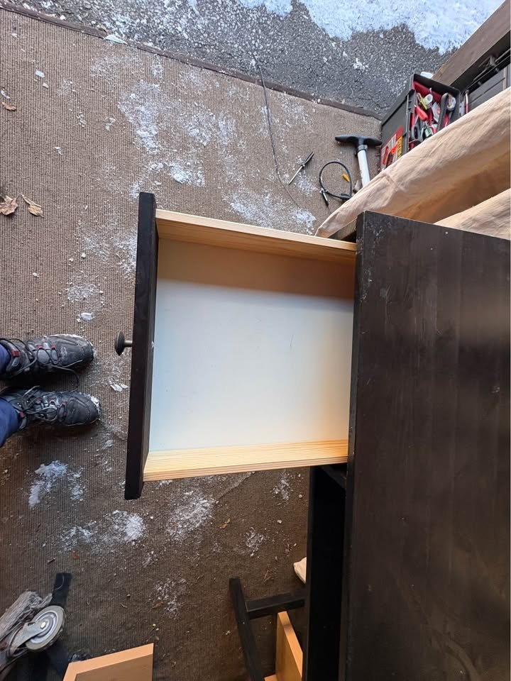 Ikea HEMNES desk black - 2 drawers 🏆 - photo 3