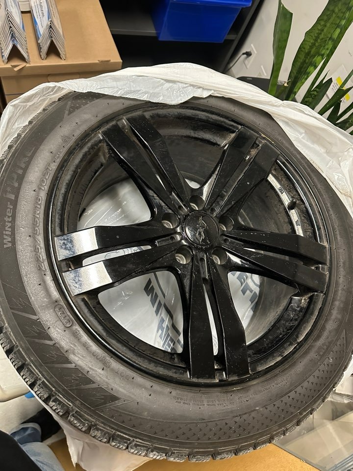 18" Winter Tire & Wheel Package for Genesis G80 (Hankook) - photo 4