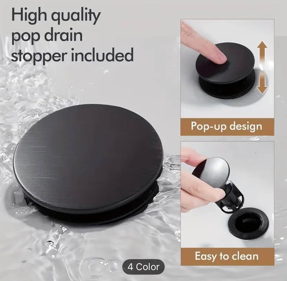 Single Handle Bathroom Faucet - Matte Black - photo 3