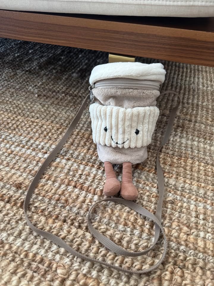 Jellycat Coffee Cup Plush Crossbody Bag - photo 2