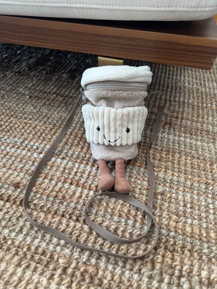 Jellycat Coffee Cup Plush Crossbody Bag - photo 3
