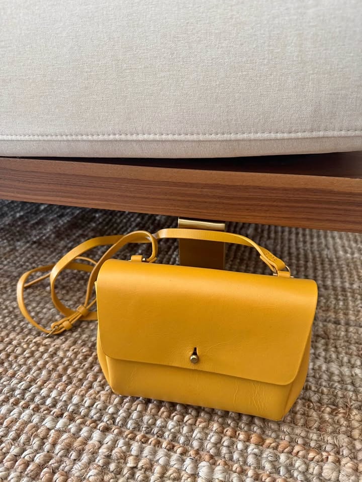 Aritzia Mustard Yellow Crossbody Bag