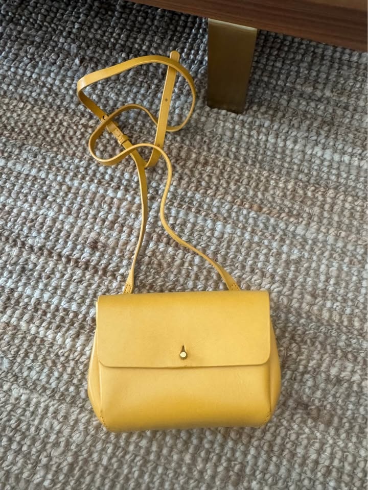 Aritzia Mustard Yellow Crossbody Bag - photo 2