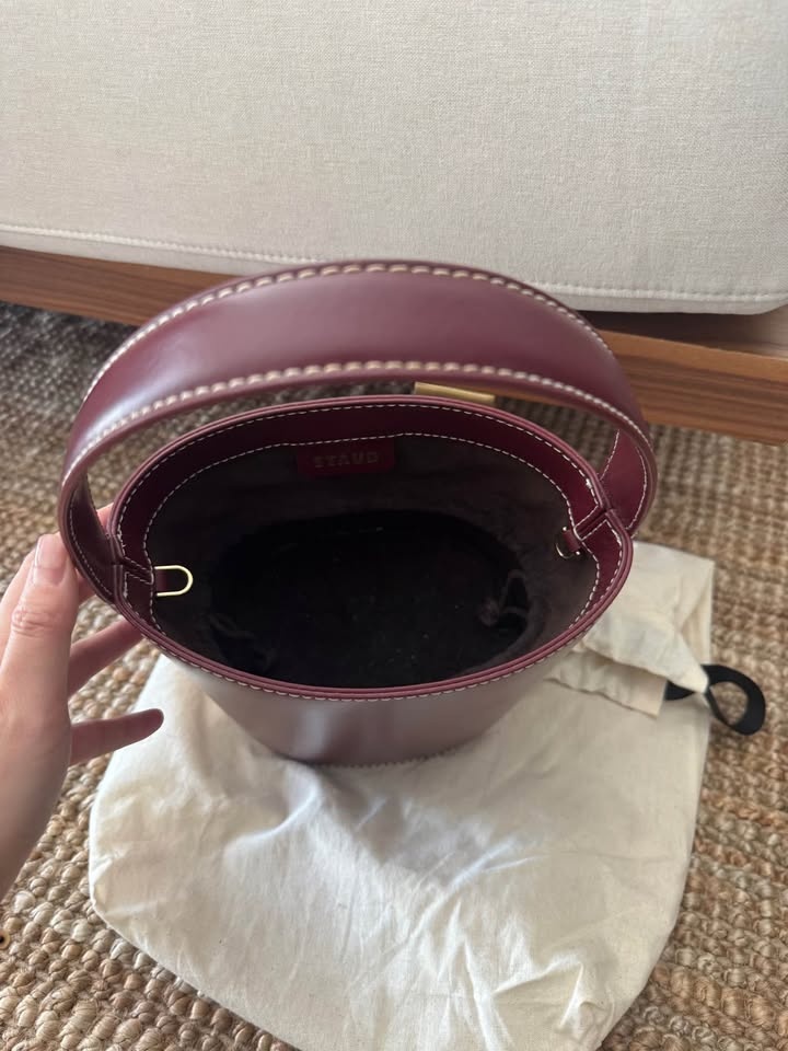 Staud Bisset Leather Bucket Bag - photo 2