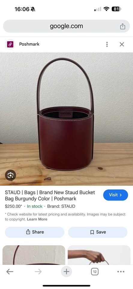 Staud Bisset Leather Bucket Bag - photo 5