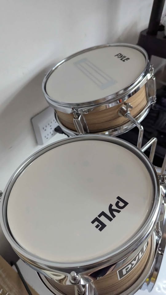 PYLE Kids Drum Set, 3-Piece Junior Drum Kit for Beginners - photo 4
