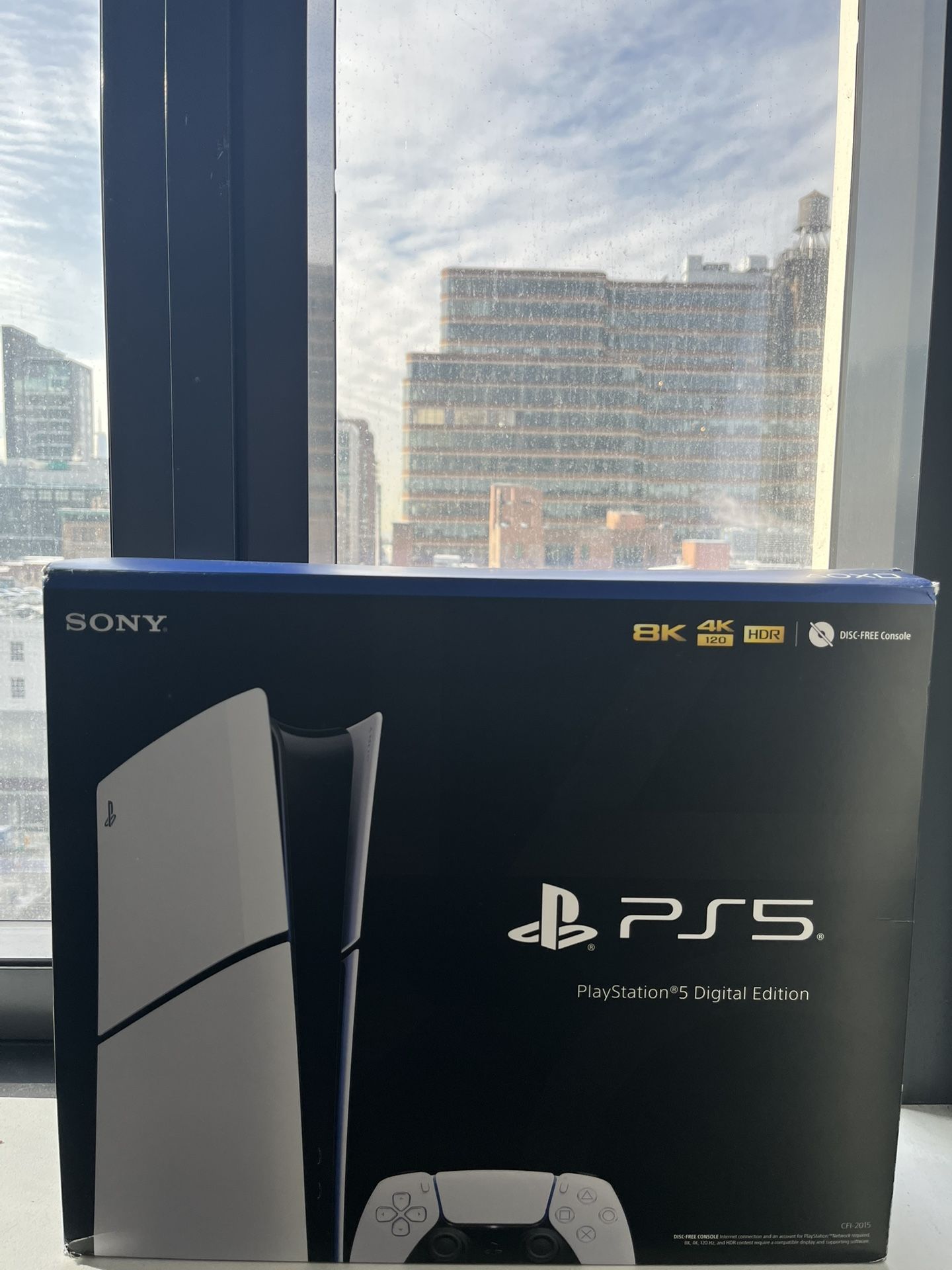 PS5 Slim Digital 1TB + 2 Controllers & Original Box