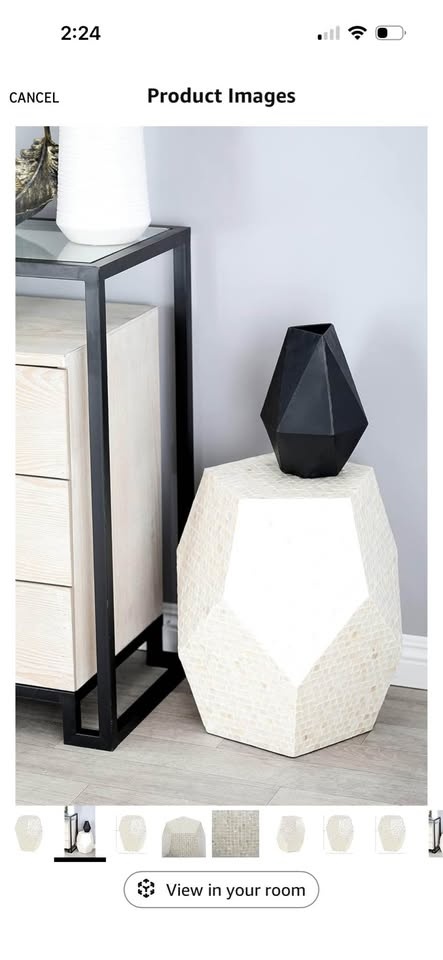 Mother of Pearl Side / Decorative Table - photo 2