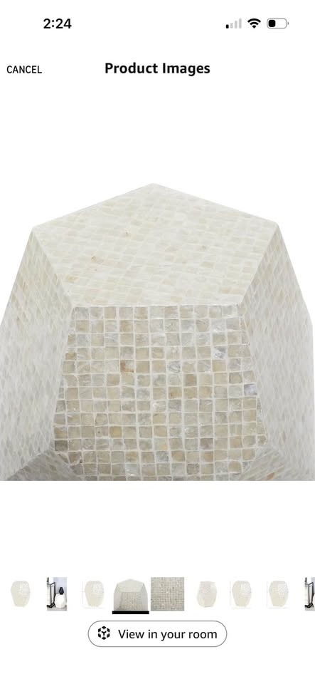 Mother of Pearl Side / Decorative Table - photo 3