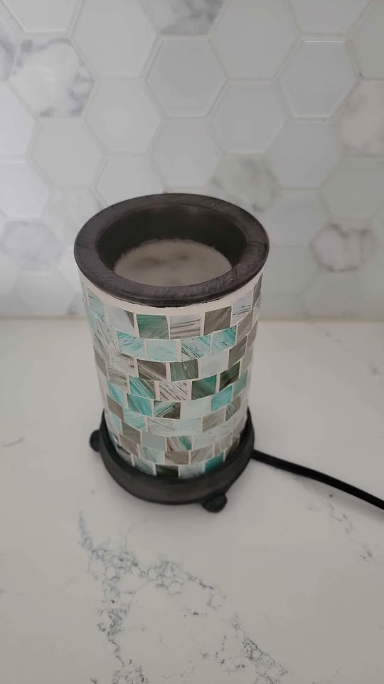 Sea Glass Mosaic Illumination Fragrance Warmer - photo 2