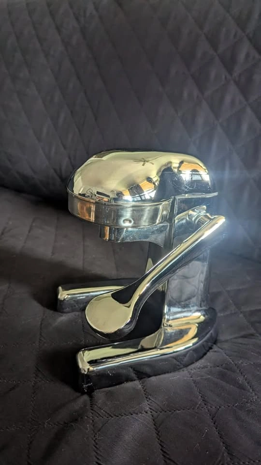 Vintage Chrome-plated Stainless Steel Countertop Citrus Juicer