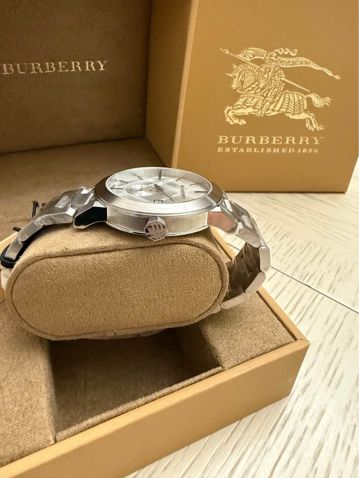 Burberry BU9900 Men's Silver Dial Watch - Brand New - photo 5