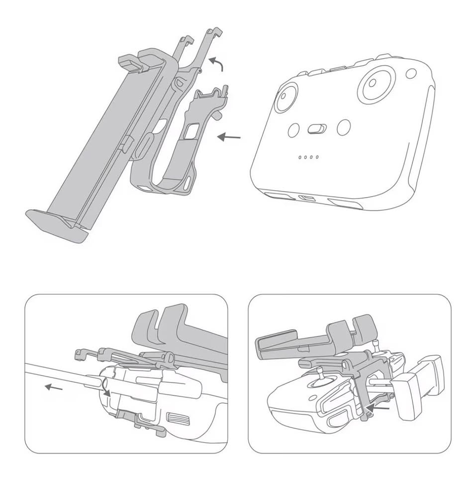VCUTECH Drone RC Tablet Holder Compatible with DJI - photo 4