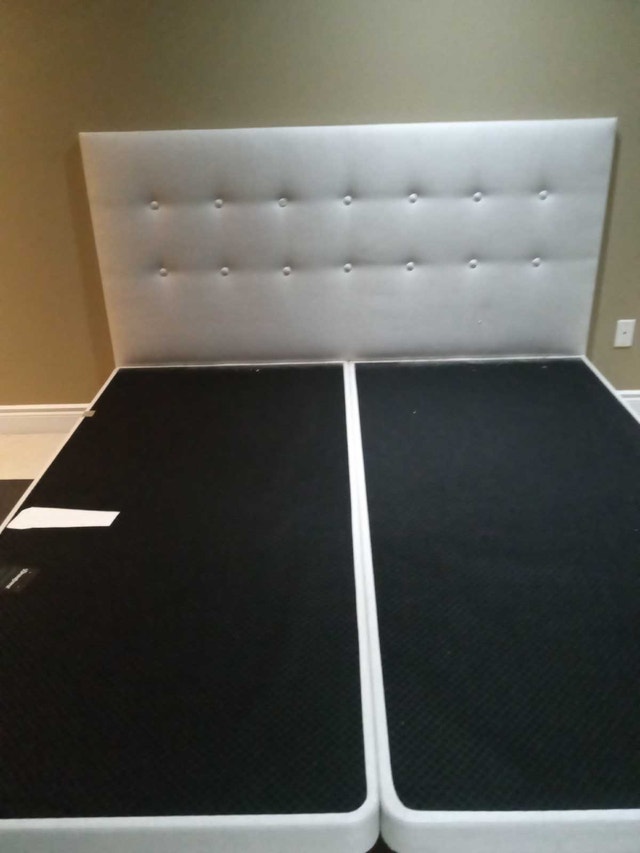King  Bed Frame with Tufted Headboard - photo 3