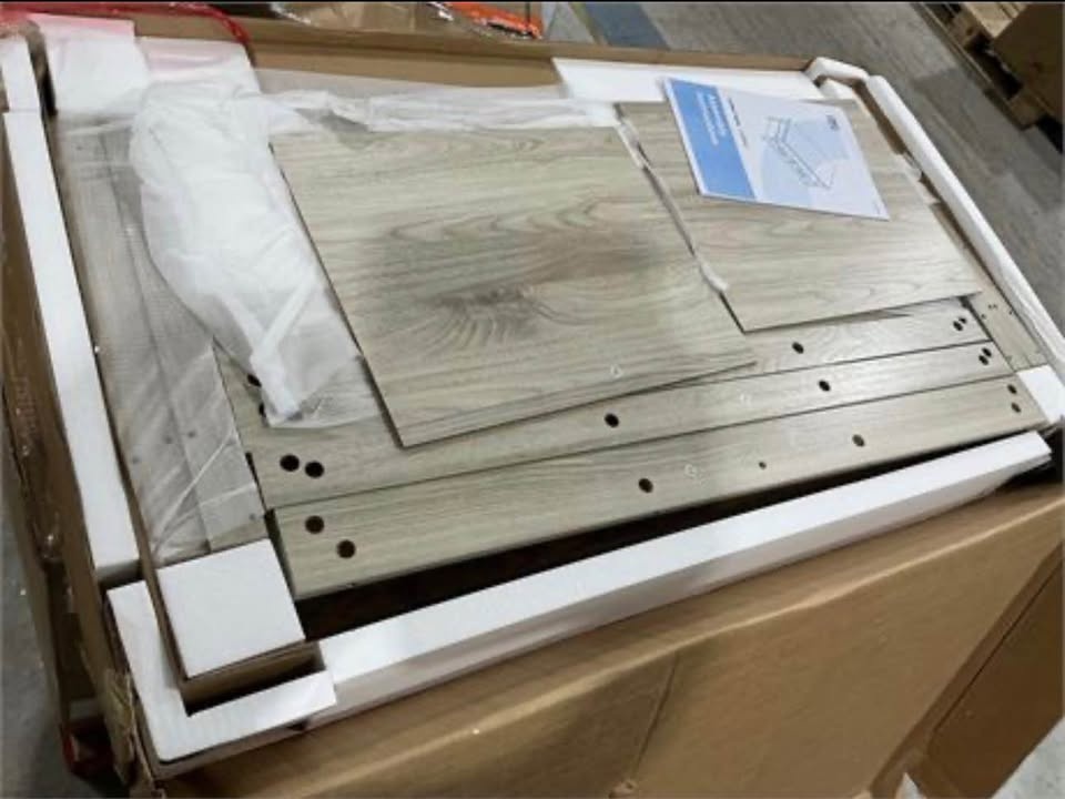 Modern Farmhouse Coffee Table with 2 Drawers - Brand New - photo 4