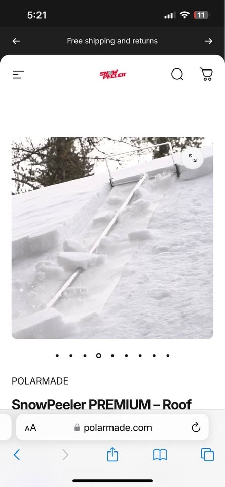 Snow Peeler for roof - photo 3
