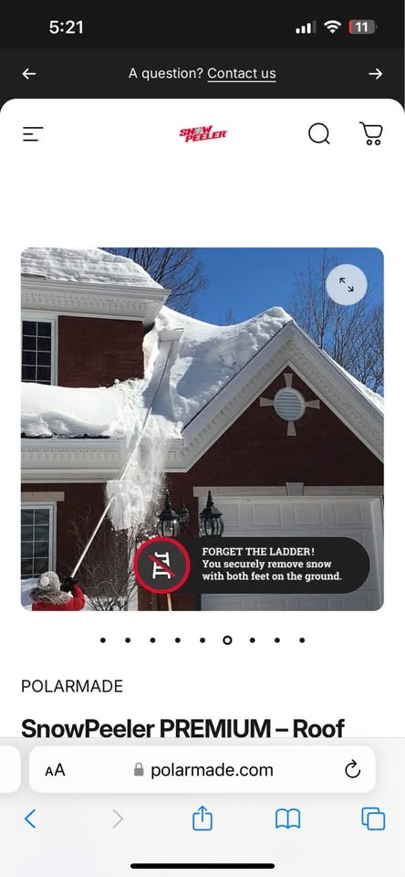 Snow Peeler for roof - photo 4