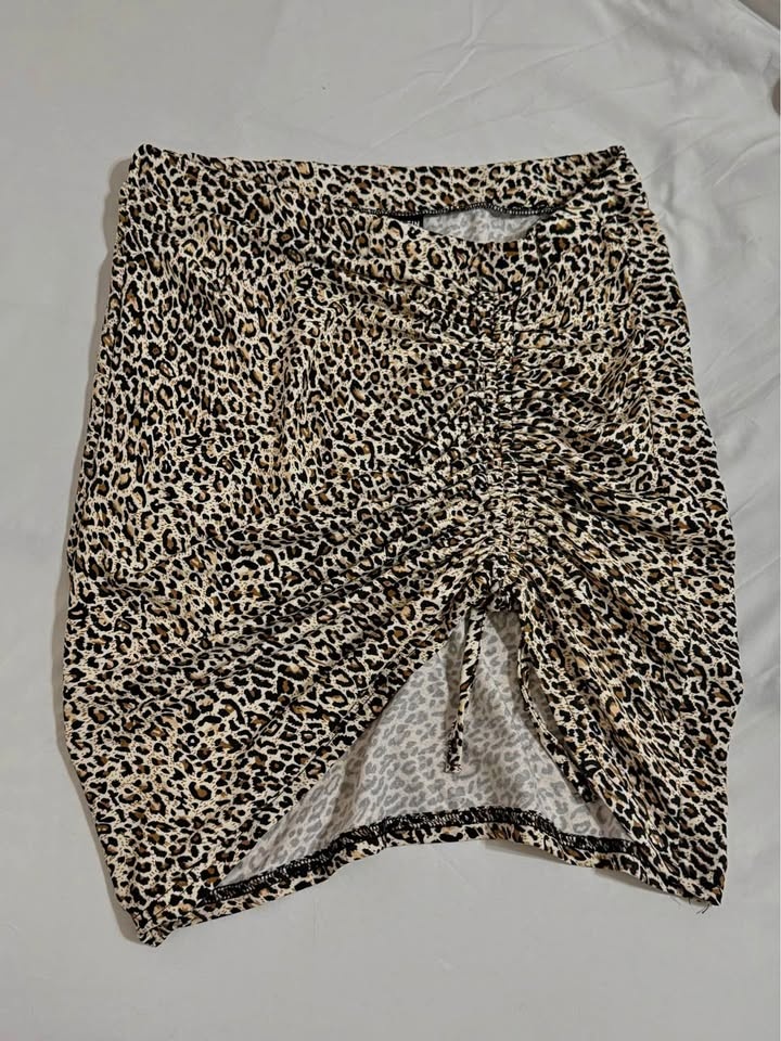 Leopard Mini Skirt