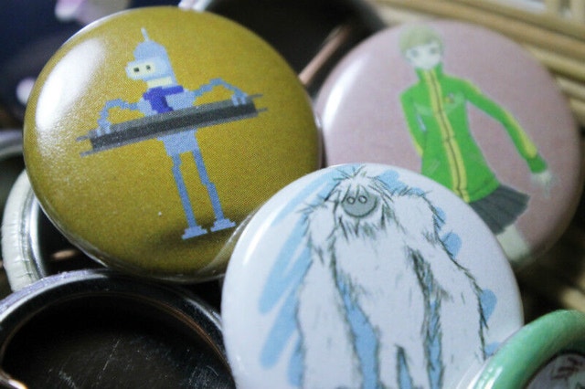 Futurama - Bender Button/Pin - photo 2
