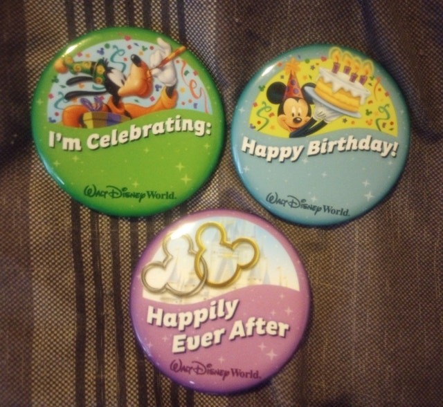 Walt Disney World Birthday Pins