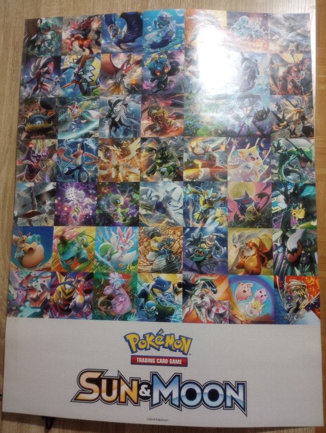 Pokemon Sun and Moon TCG Series Poster