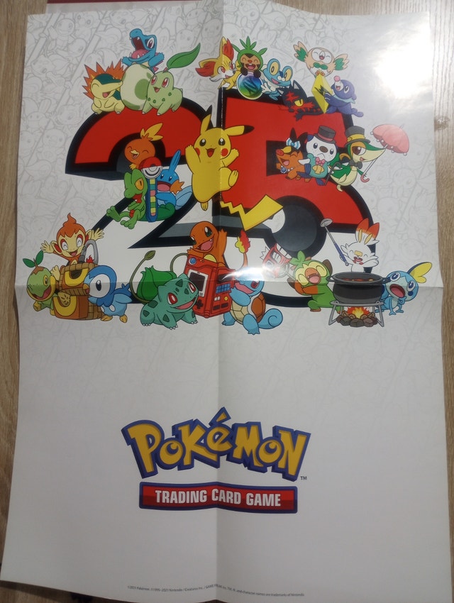 Pokemon 25th Anniversary TCG Poster