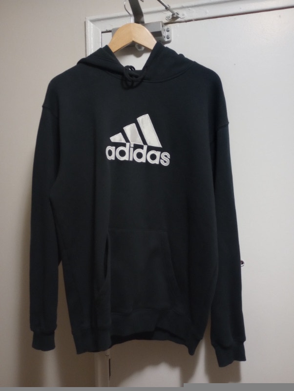 Adidas Black Men's Hoodie - Size Medium - photo 2