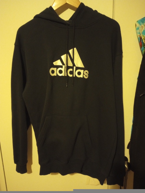 Adidas Black Men's Hoodie - Size Medium - photo 4