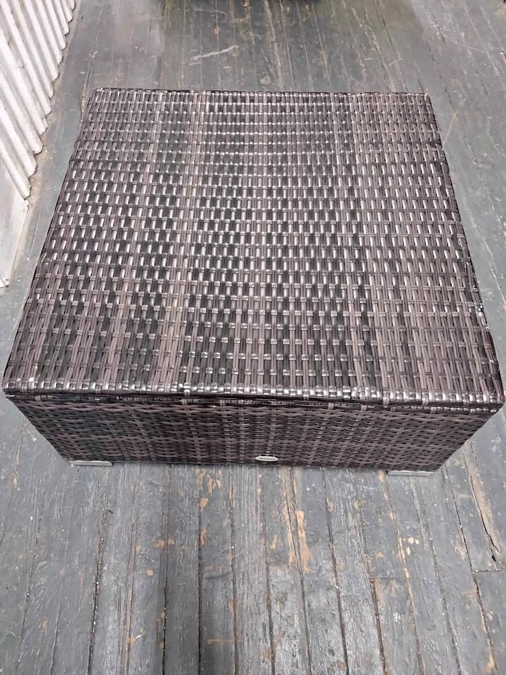 Outsunny Wicker Table 26 1/2 x 13