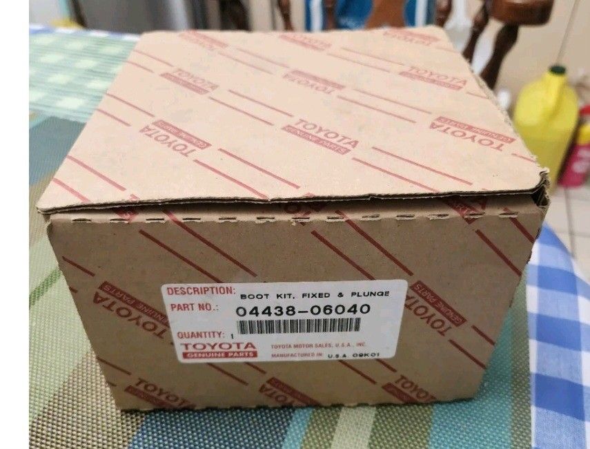 🏆 Toyota Boot Kit, Fixed & Plunge Part No. 04