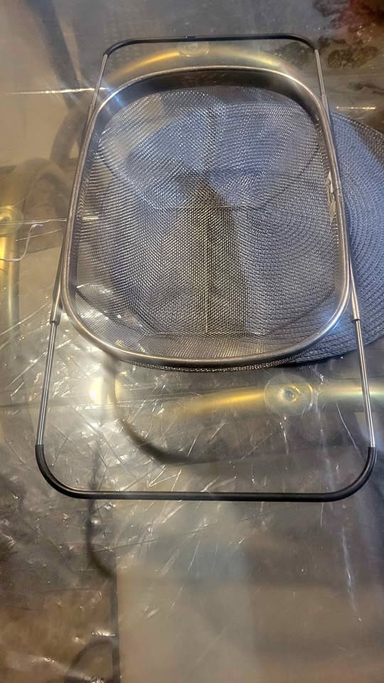 🏆IKEA Colander, stainless steel/black