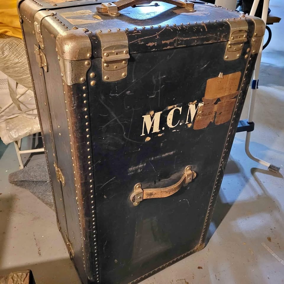 Vintage Steamer Wardrobe Trunk