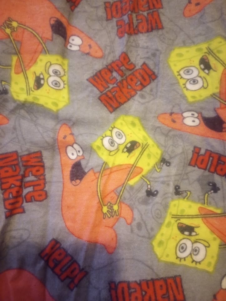 SpongeBob SquarePants Pajama Pants | Size S | We're Naked Print - photo 2