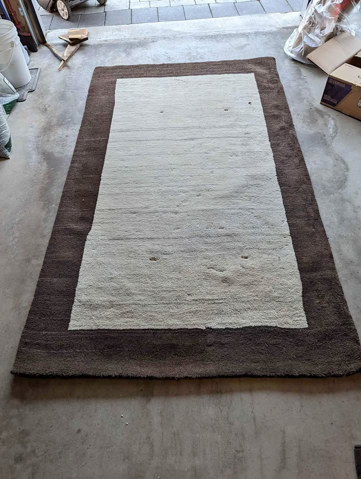 🥕 Wool Area Rug 5X8