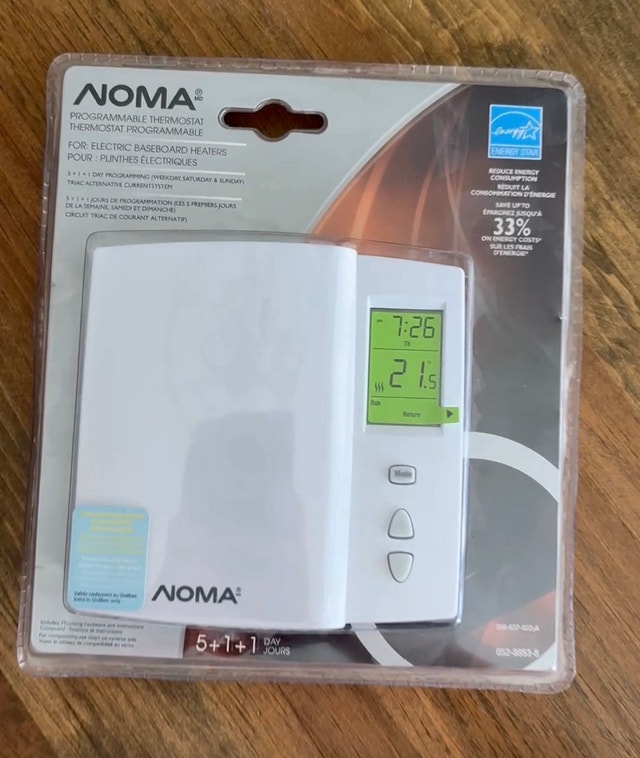 Programmable Thermostat for Electric Baseboard Heaters
