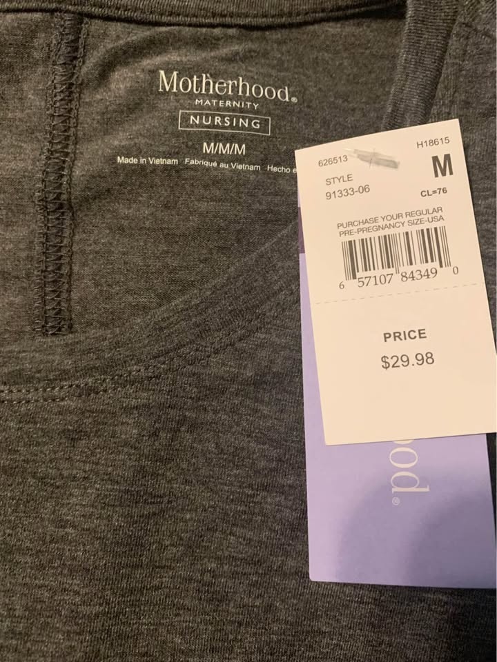 NWT Motherhood Maternity Nursing Tops Size M - photo 2