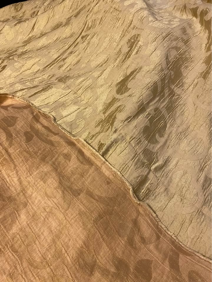 Gold Brocade Fabric - photo 2