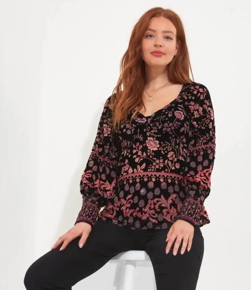 Devoré Top - Size UK 12, US 10