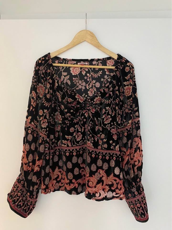 Devoré Top - Size UK 12, US 10 - photo 2
