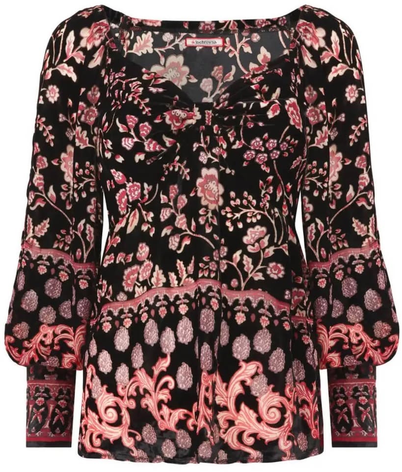 Devoré Top - Size UK 12, US 10 - photo 4