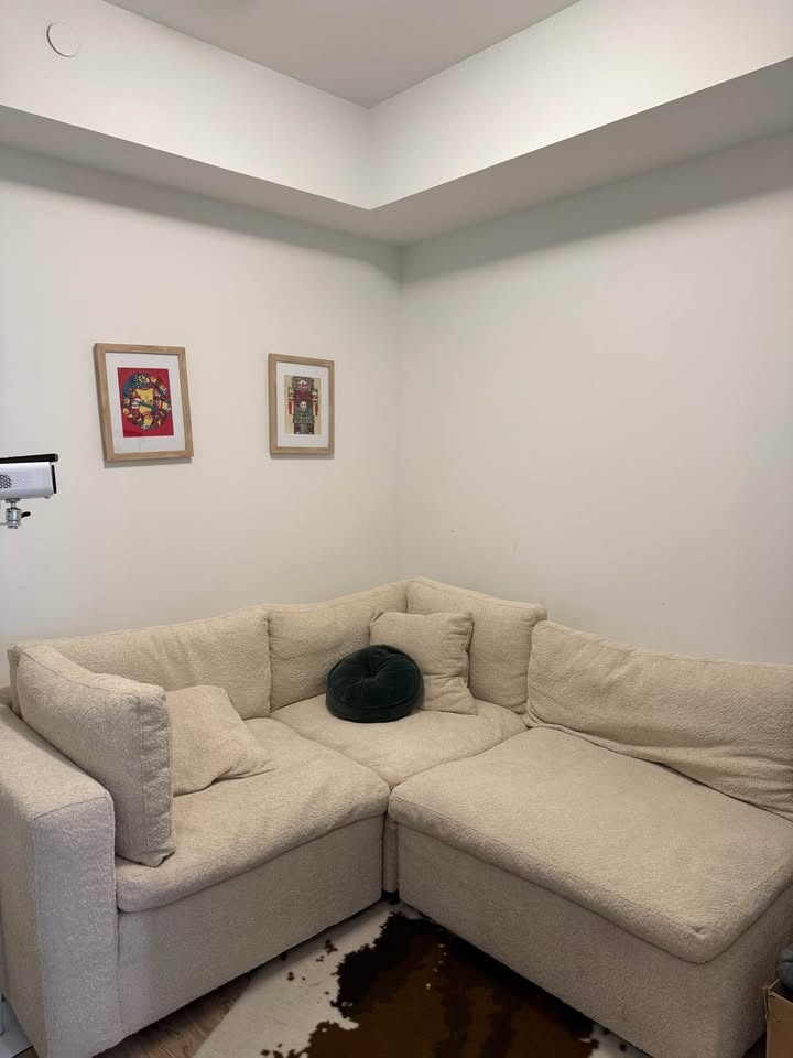 Modular Cream Bouclé 3-Piece Sofa - Chesterfield Shop (Canada) - photo 2