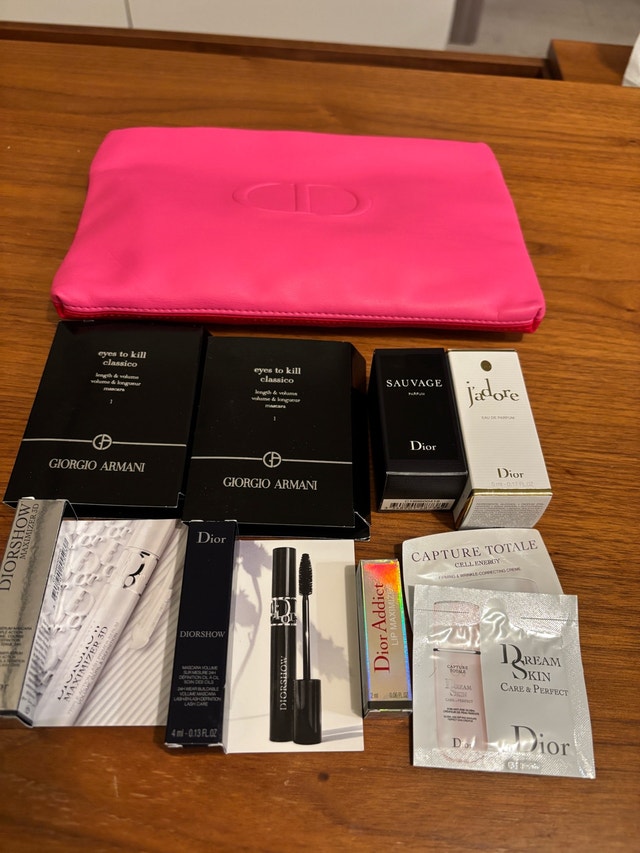 Dior Mini Perfume & Cosmetics Samples Set