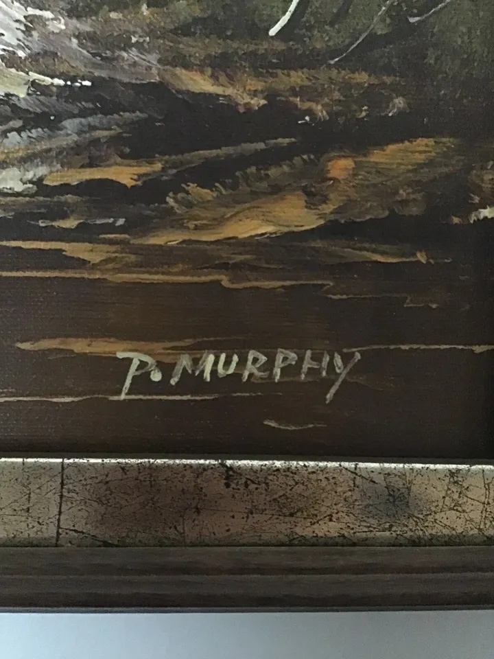 Vintage Painting Signed P. Murphy - photo 5